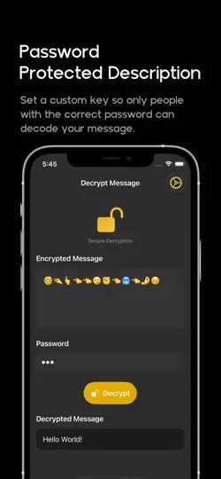 Screenshot von Tmoji: Secure Emoji Messages auf dem iPhone 3