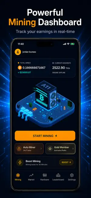 Miner CloudOS - Bitcoin Mining screenshot 2