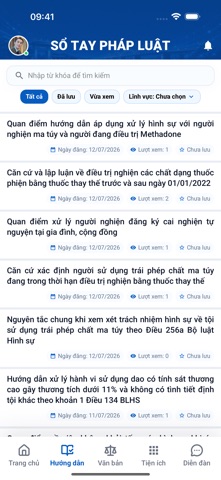 Sổ tay pháp luật CA iPhone screenshot 3