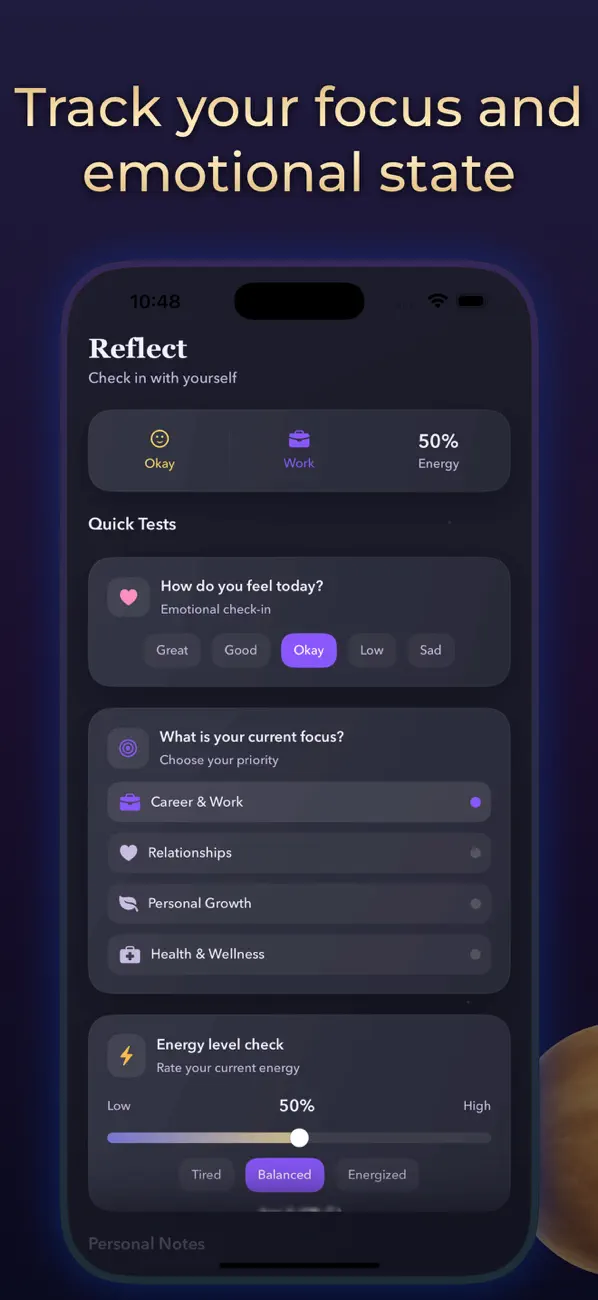 Screenshot #3 pour Astro Feelings Tracker