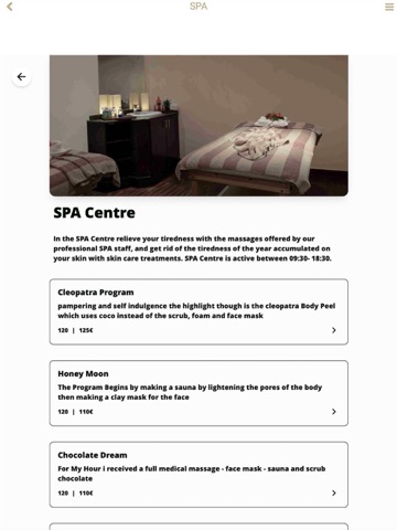 Pyramisa Group iPad screenshot