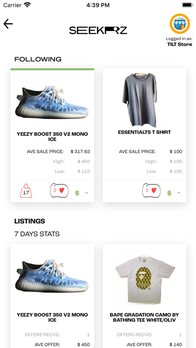 Seekrz Stores Screenshot