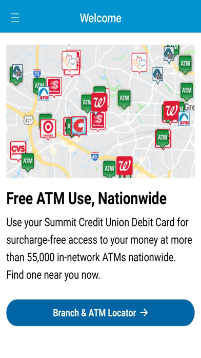 Summit CU Digital Banking Screenshot