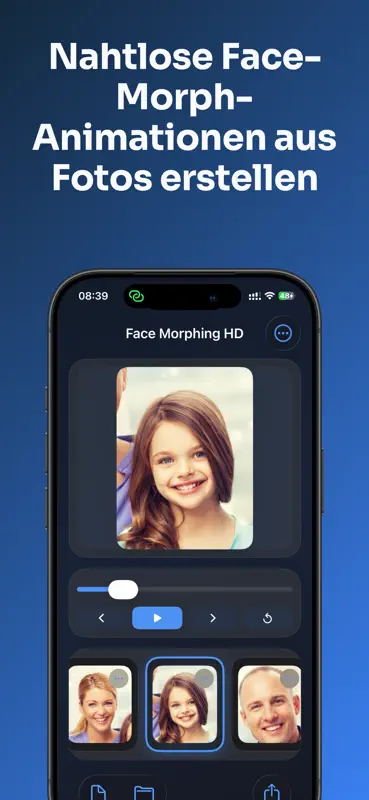 Face Video Morph Animator HD screenshot 2 of 6