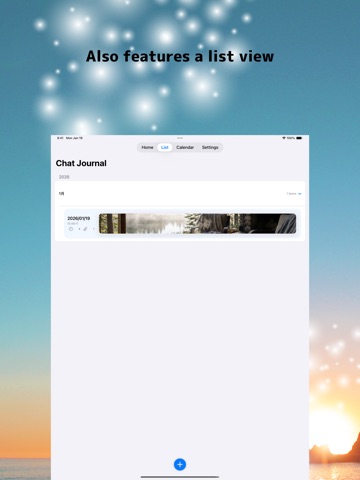 Chat Journal – Daily Notes iPad screenshot