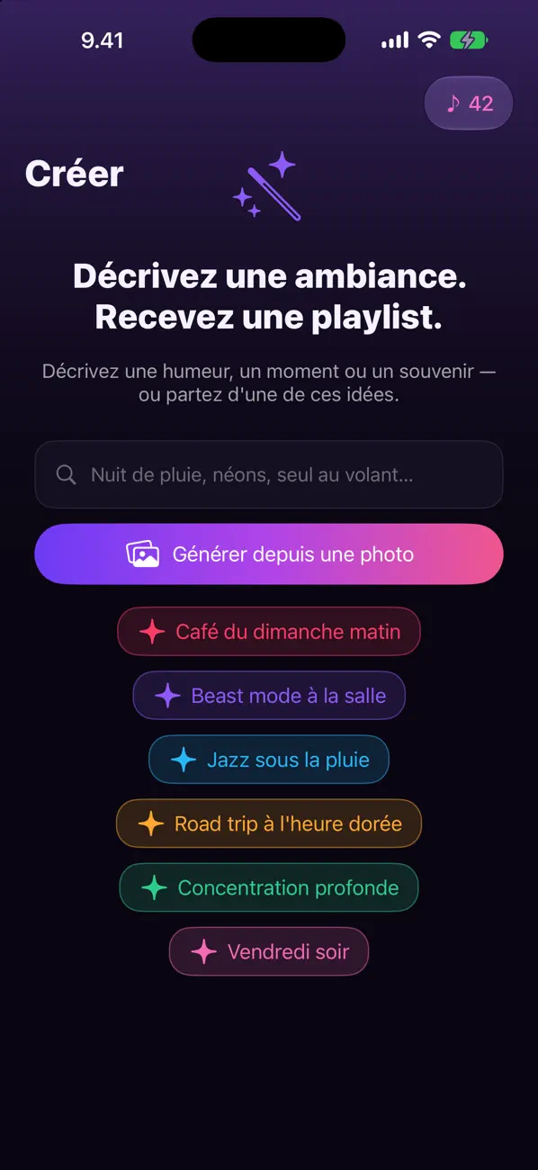 Screenshot #2 pour Psywave : créateur de playlist