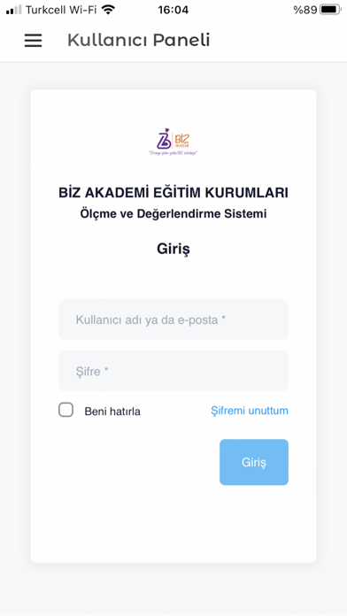 Biz Akademi Screenshot