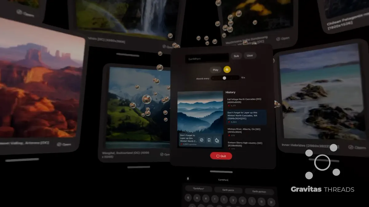 Gravitas Threads screenshot 4