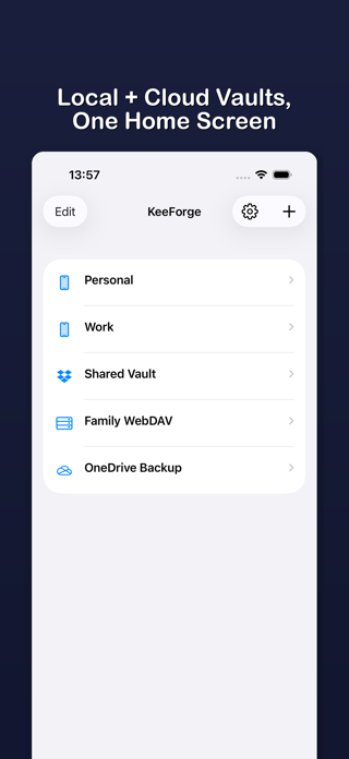 KeeForge: KeePass Manager Screenshot 1 of 8