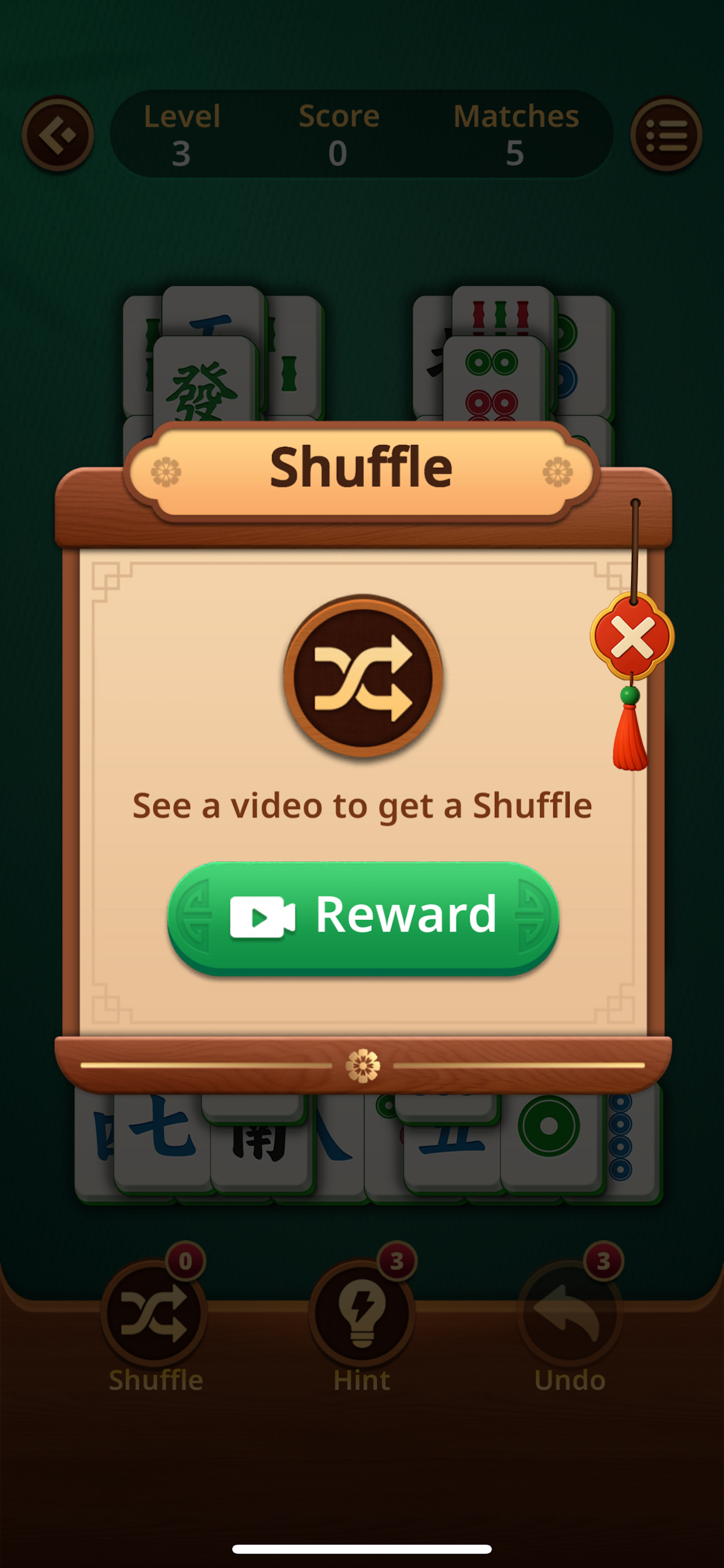 Mahjong Solitaire 2026 screenshot 6