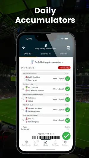 Daily Football Betting Tips screenshot 2