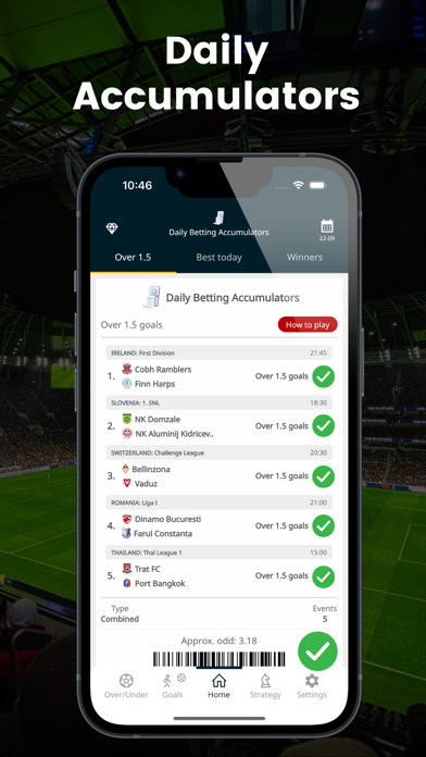 Daily Football Betting Tips Screenshot