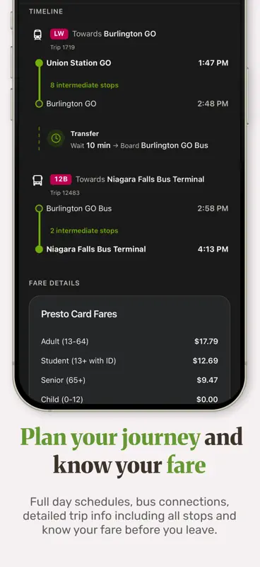 OnTime GO: Train & Bus screenshot 6 of 7