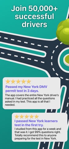 NY DMV Permit Practice Test Screenshot 8 of 8