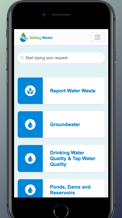 Access Valley Water iPhone screenshot 1 - Business app