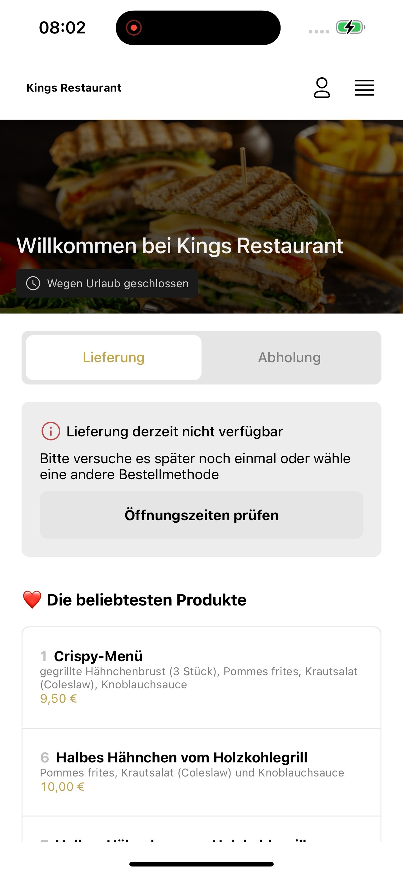 Kings Restaurant screenshot 3