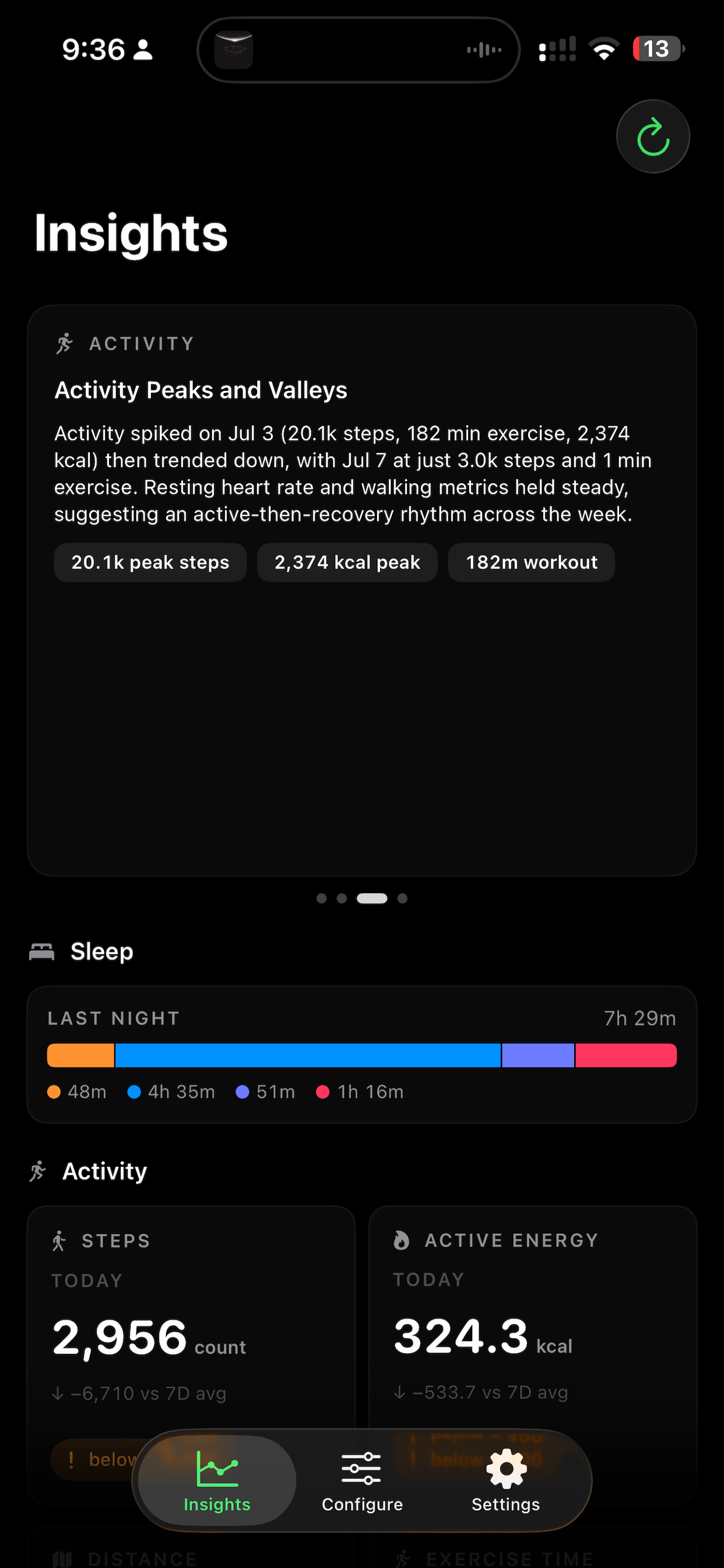 HealthBeans screenshot 2