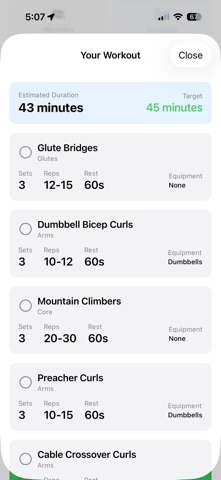 MyExercisePal Screenshot 3 of 3