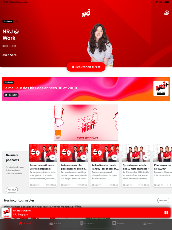 Screenshot #4 pour NRJ Belgique