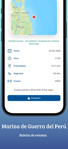 MGP Tsunamis app screenshot 2