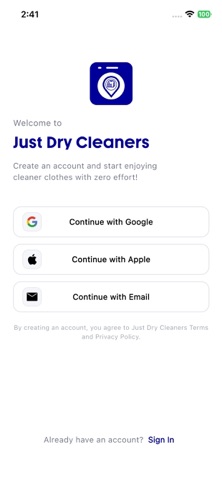 Just Drycleans Screenshot 1 of 8