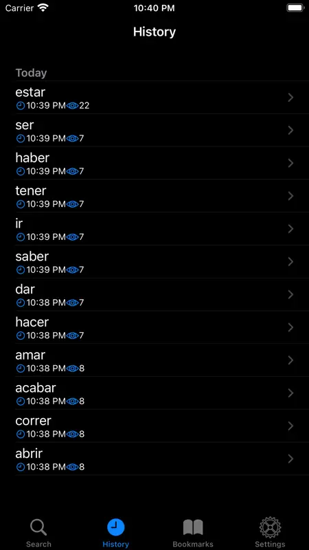 Los Verbos - Spanish Verbs screenshot 4 of 10