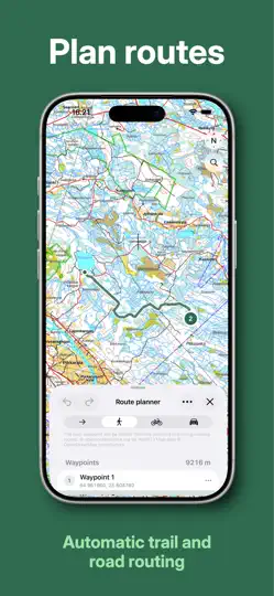 Screenshot von Topo Maps - Finland auf dem iPhone 5