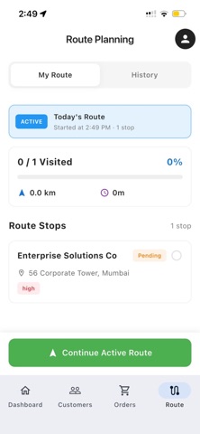 FieldFlow: Field Sales CRM screenshot