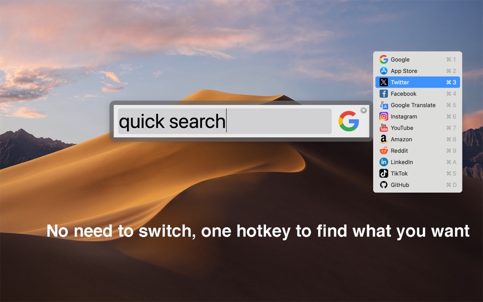 Quick Search - Find Any Item (macOS) 게시자: 经纬 宛 Quick Search - Find Any Item (macOS) 게시자: 经纬 宛