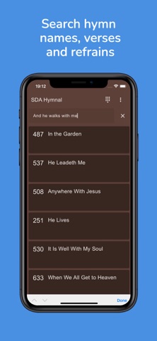 SDA Hymnal Ultimate iPhone screenshot
