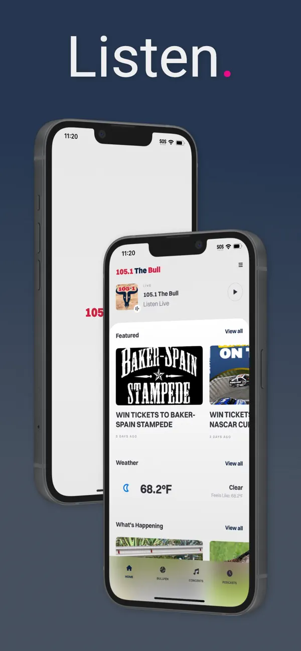 Screenshot #1 pour 105.1 The Bull