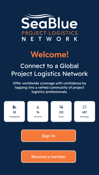 Screenshot 1 of Seablue Directory App
