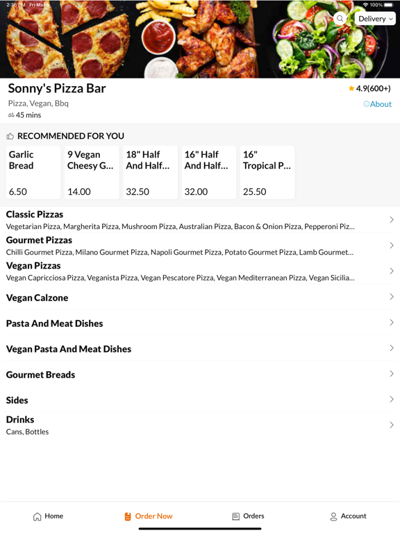 Screenshot #6 pour Sonnys Pizza Bar
