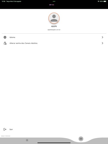 Fibraplay iPad screenshot