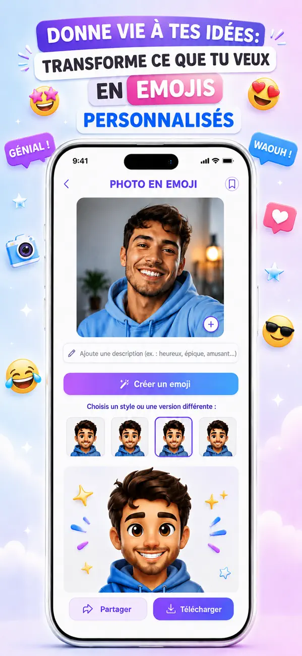 Screenshot #2 pour Emoji - Clavier & Stickers
