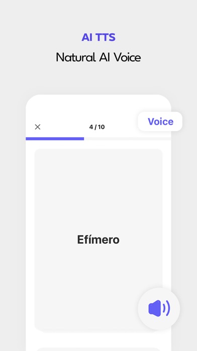 Screenshot #3 pour Onevoca - Flashcards