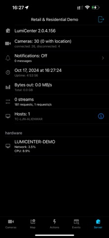 LumiCenter screenshot