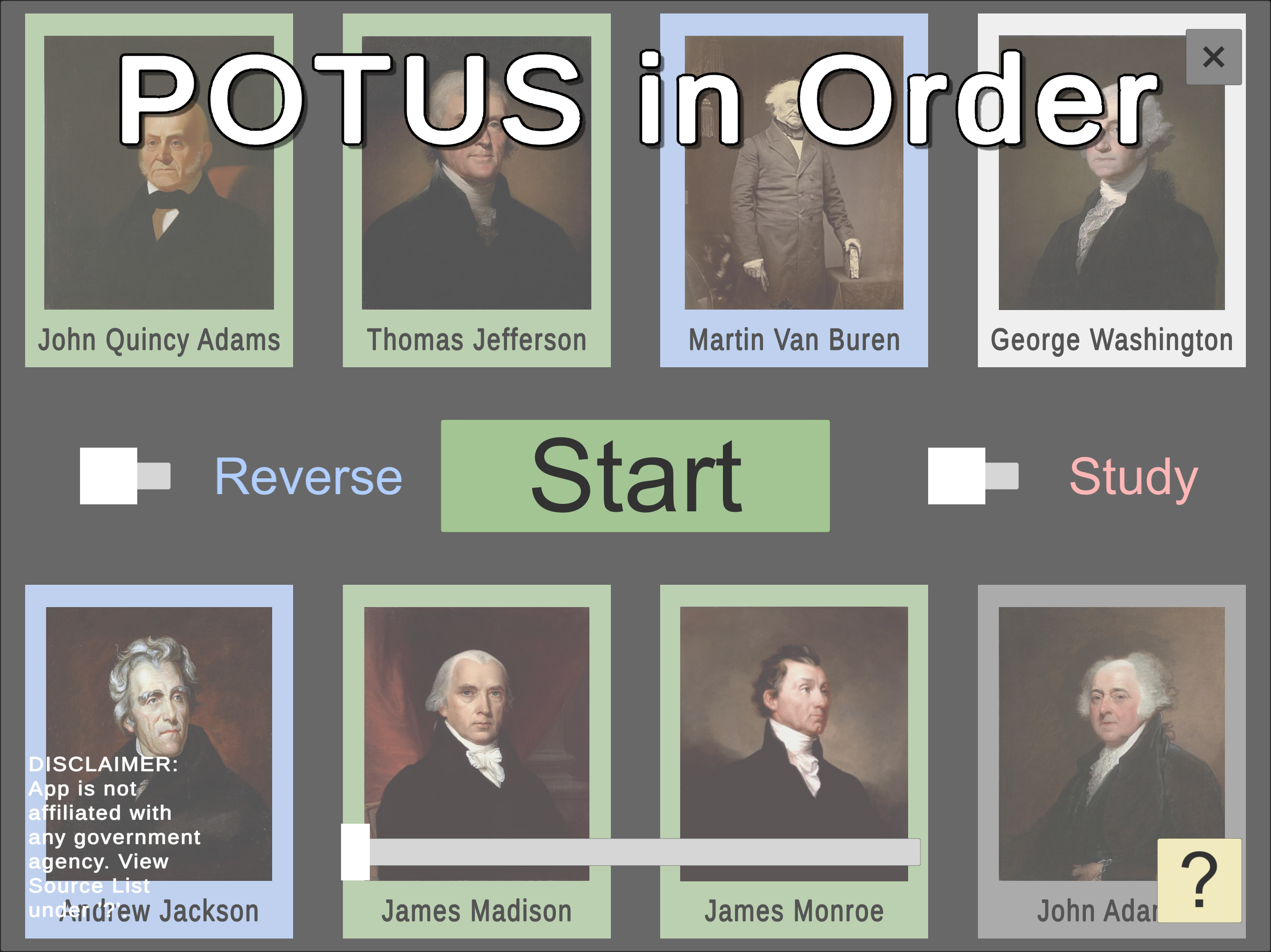 POTUS in Order screenshot 11