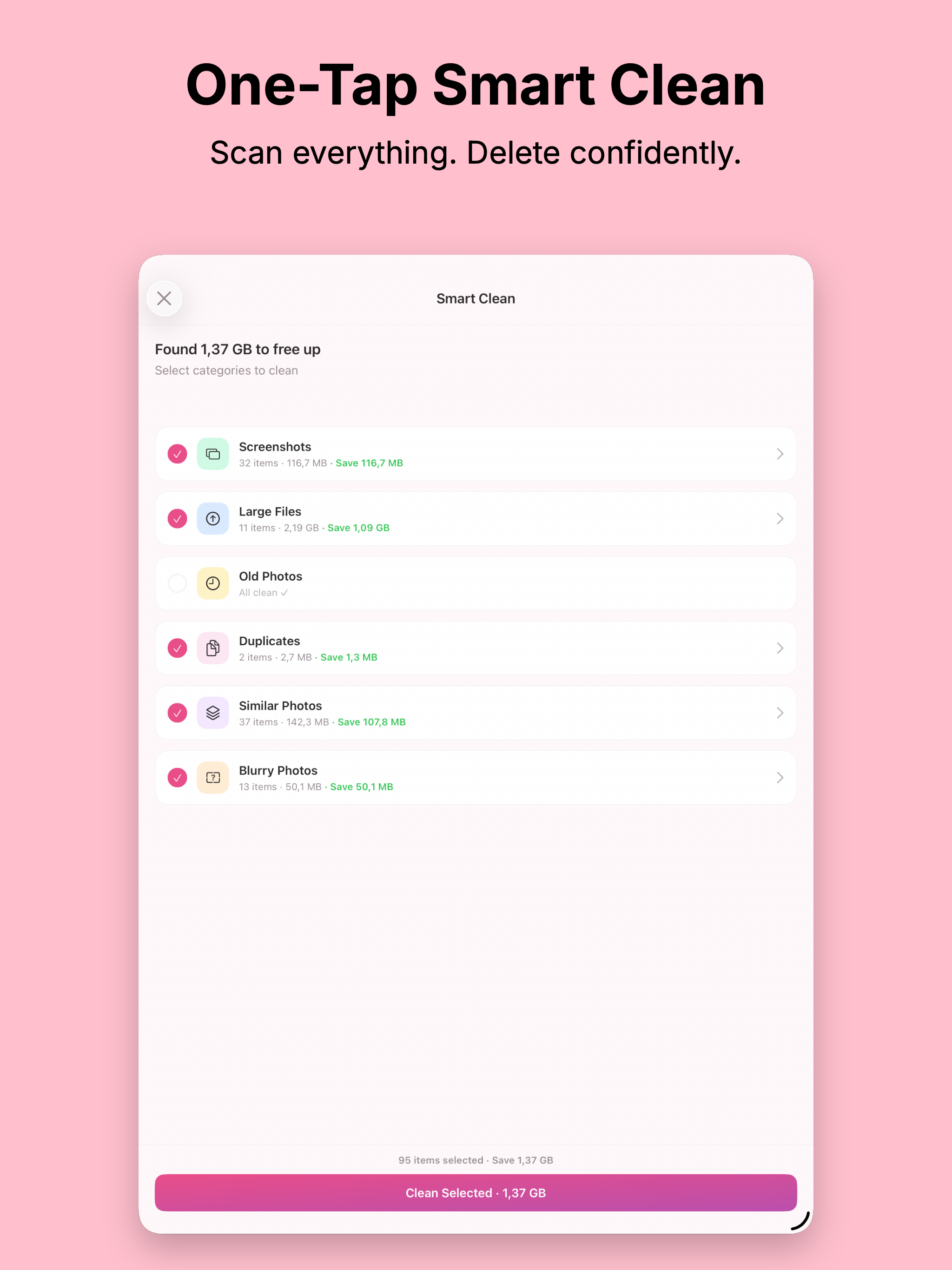 Clean Up+ AI Storage Cleaner