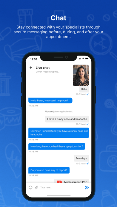 Omniva Telehealth Screenshot