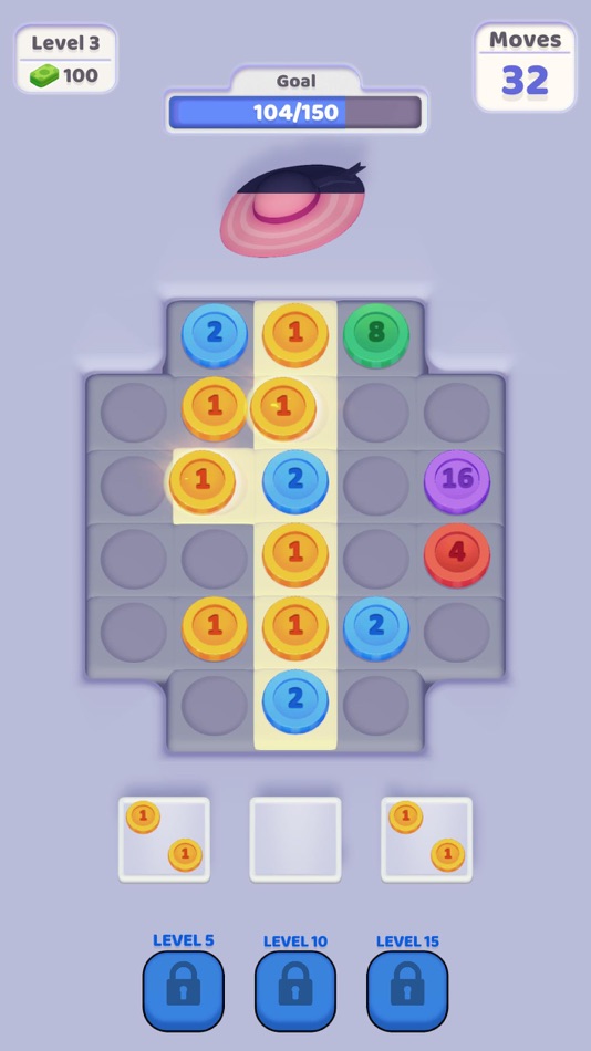 #4. Coin Sort 4D (iOS) 来自: Bugbomb