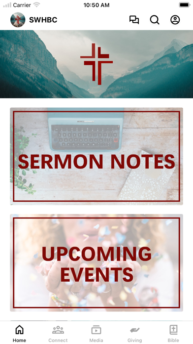 Southwest Hills Baptist Church Screenshot