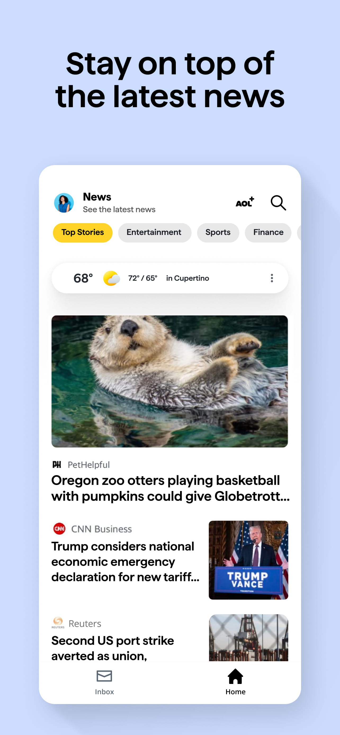 AOL Mail, News, Weather screenshot 7