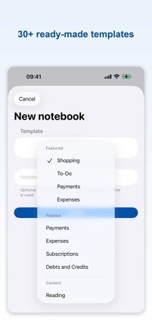 Folio: Tracking Notebooks Screenshot 4 of 5