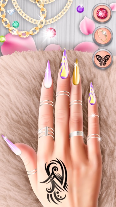 Acrylic Nails Art Makeup Game Screenshot