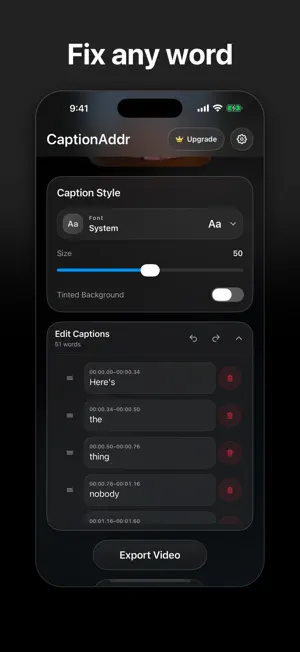 CaptionAddr: Auto Captions screenshot 3