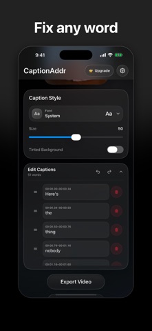 CaptionAddr: Auto Captions Screenshot 3 of 5