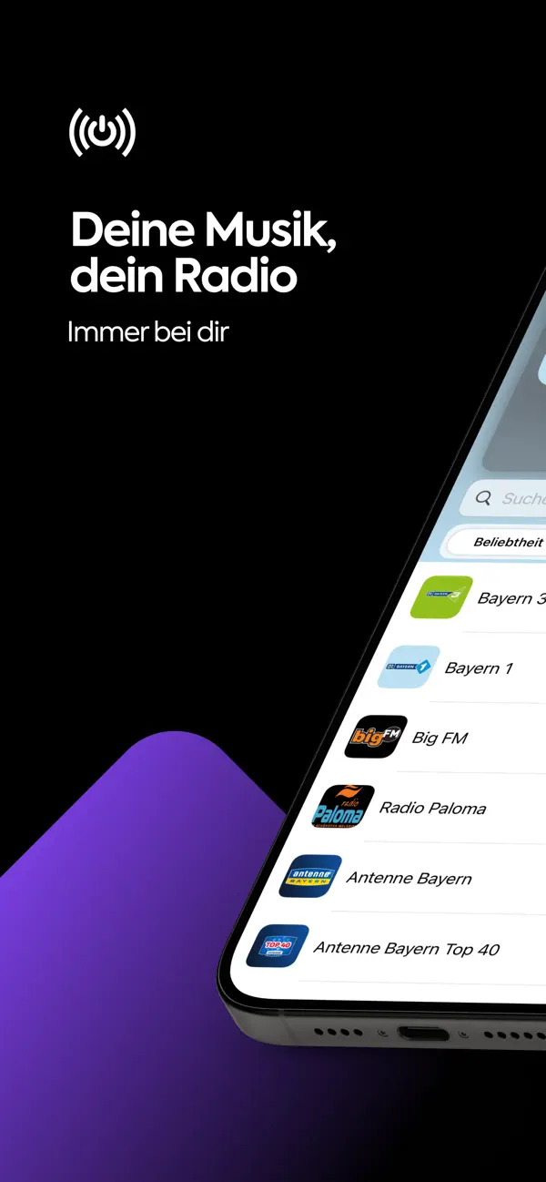 Screenshot #1 pour Radio DE: Deutsche Radios