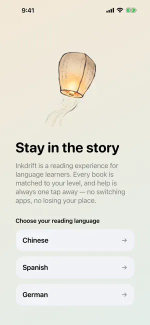 Inkdrift: Graded Reader screenshot 1