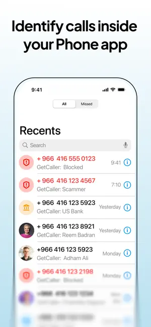 GetCaller: Caller ID & Block screenshot 4